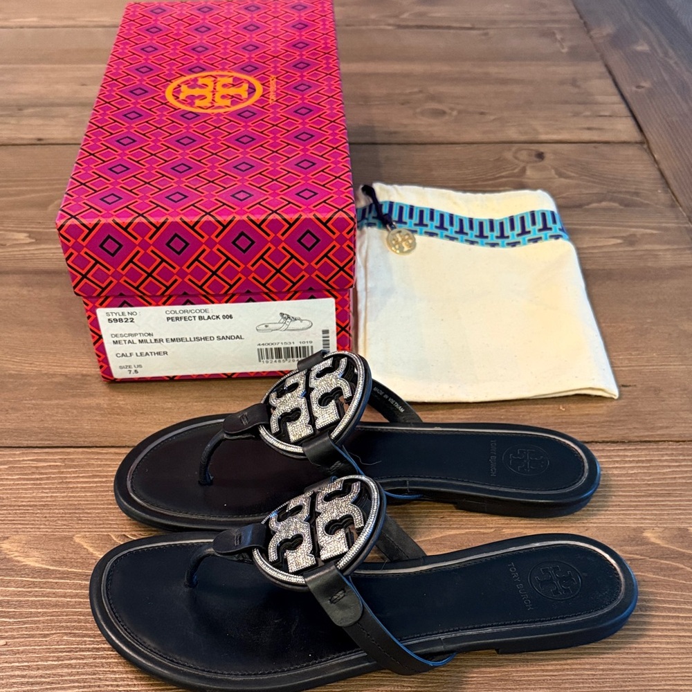 Tory Burch Miller embellished sandal